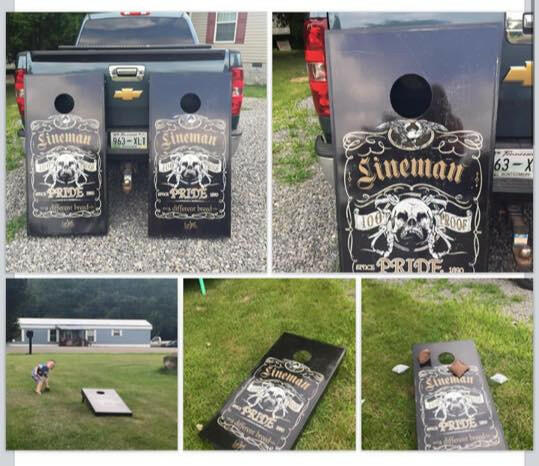 Cornhole Skin Lineman