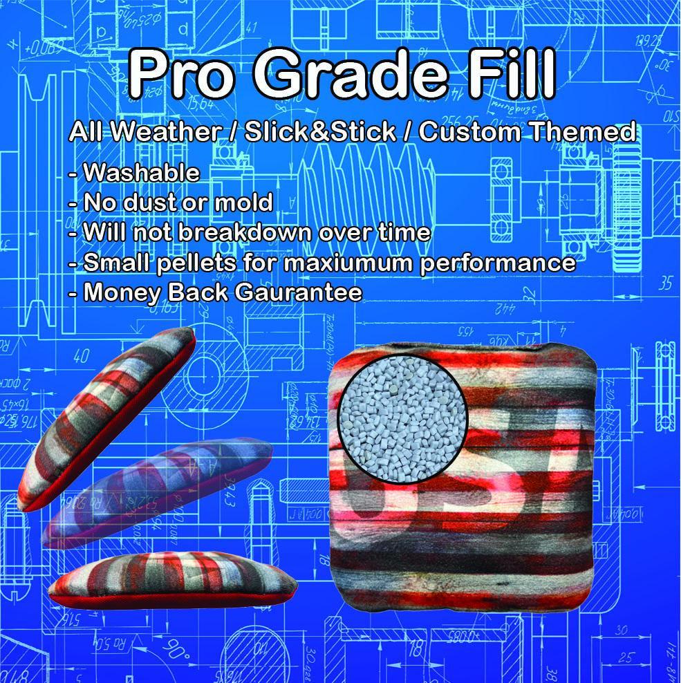 Lineman American Flag Cornhole Boards - Free Personalization