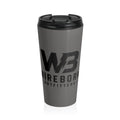 Wireborn Outfitters Stainless Steel Travel Mug — Insulated Gray Tumbler