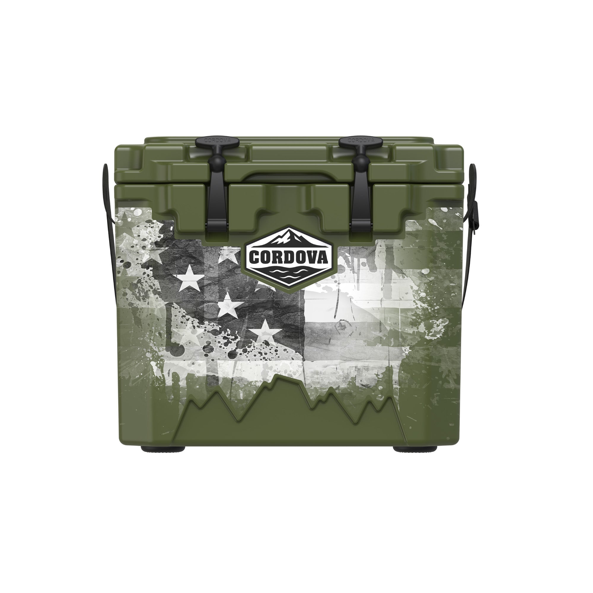 American Flag Hard Cooler