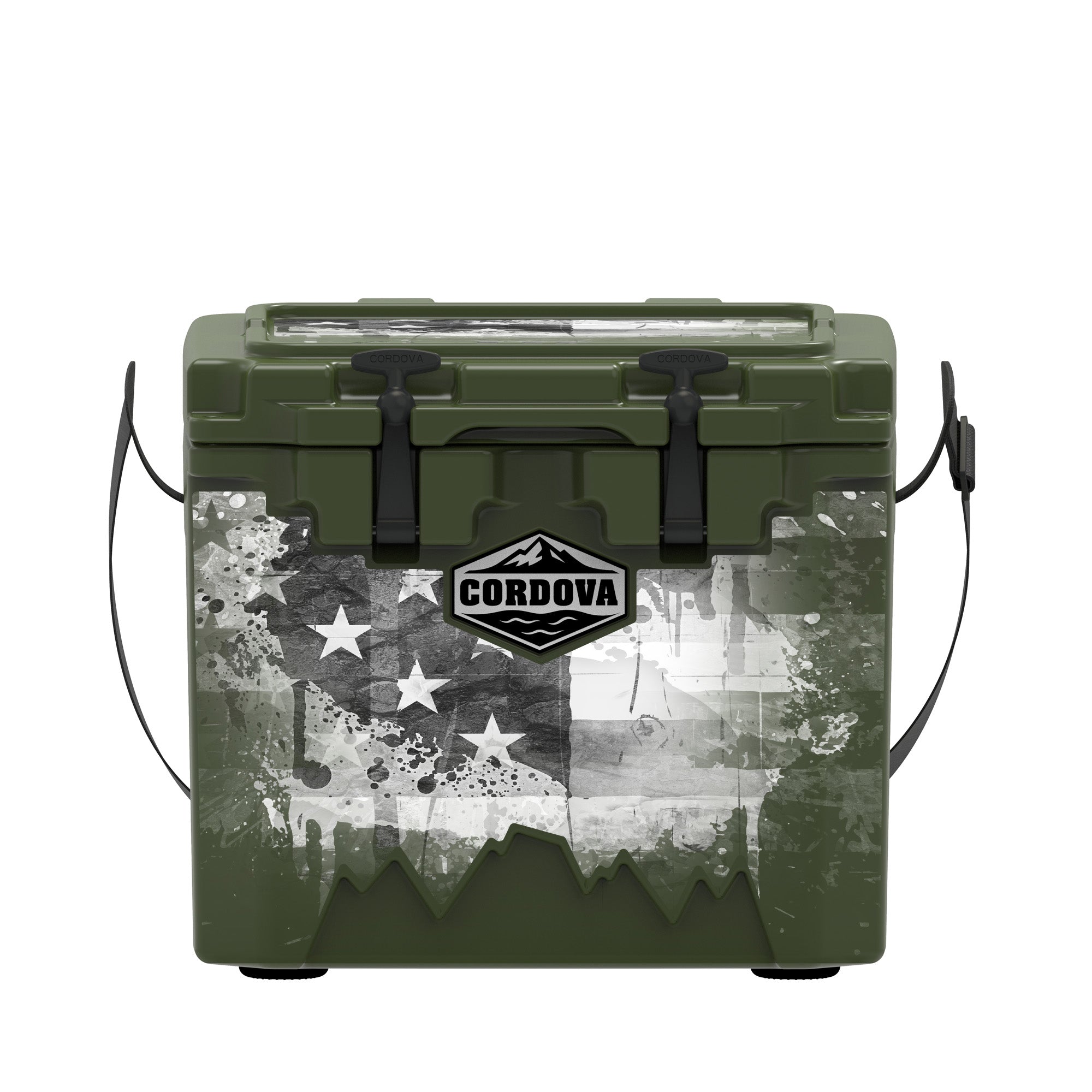 American Flag Hard Cooler