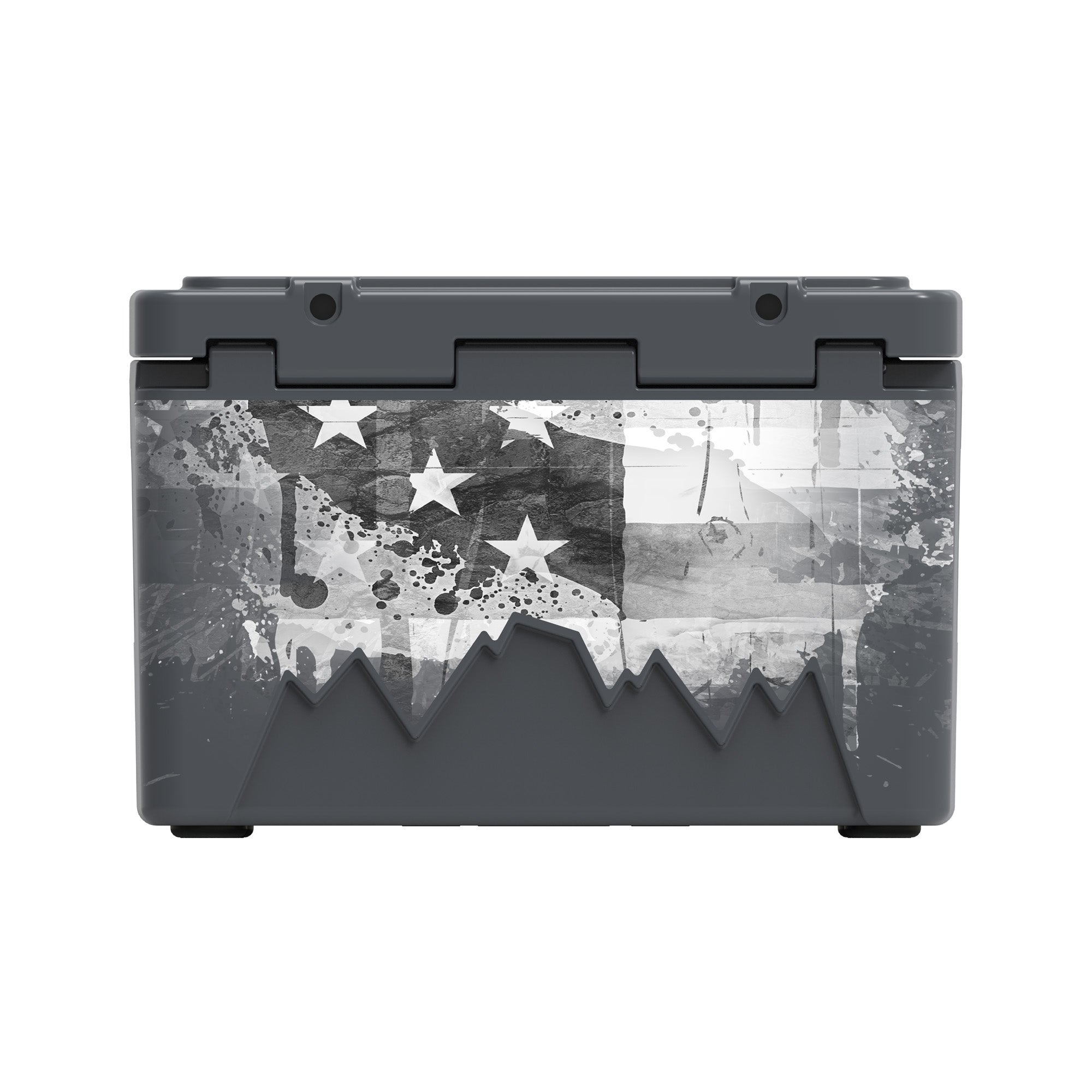 American Flag Hard Cooler