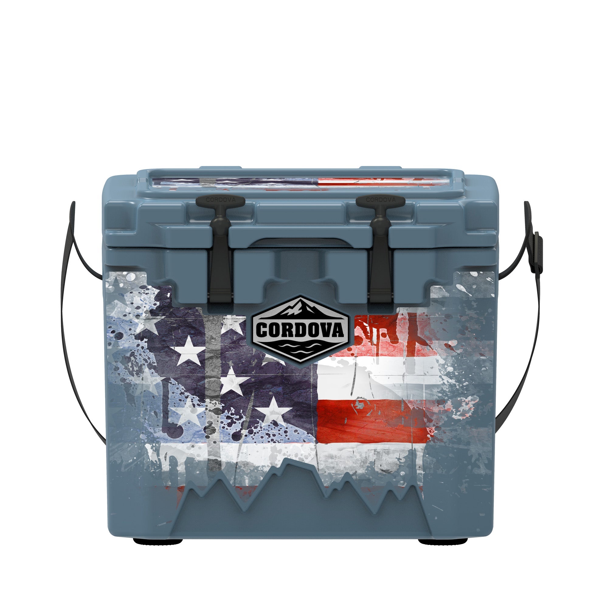 American Flag Hard Cooler