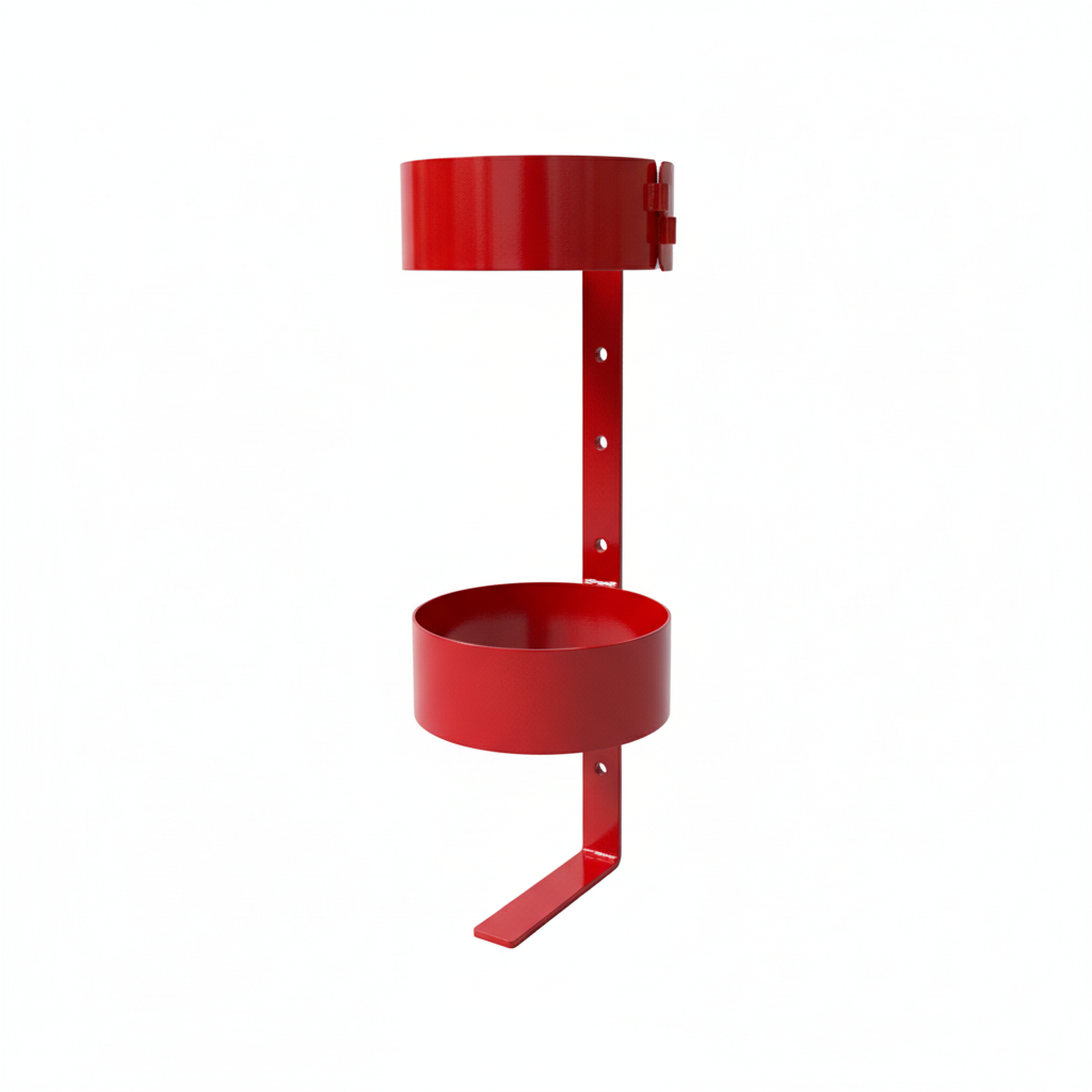 Insulating Blanket Canister Storage for Utility Bucket Trucks