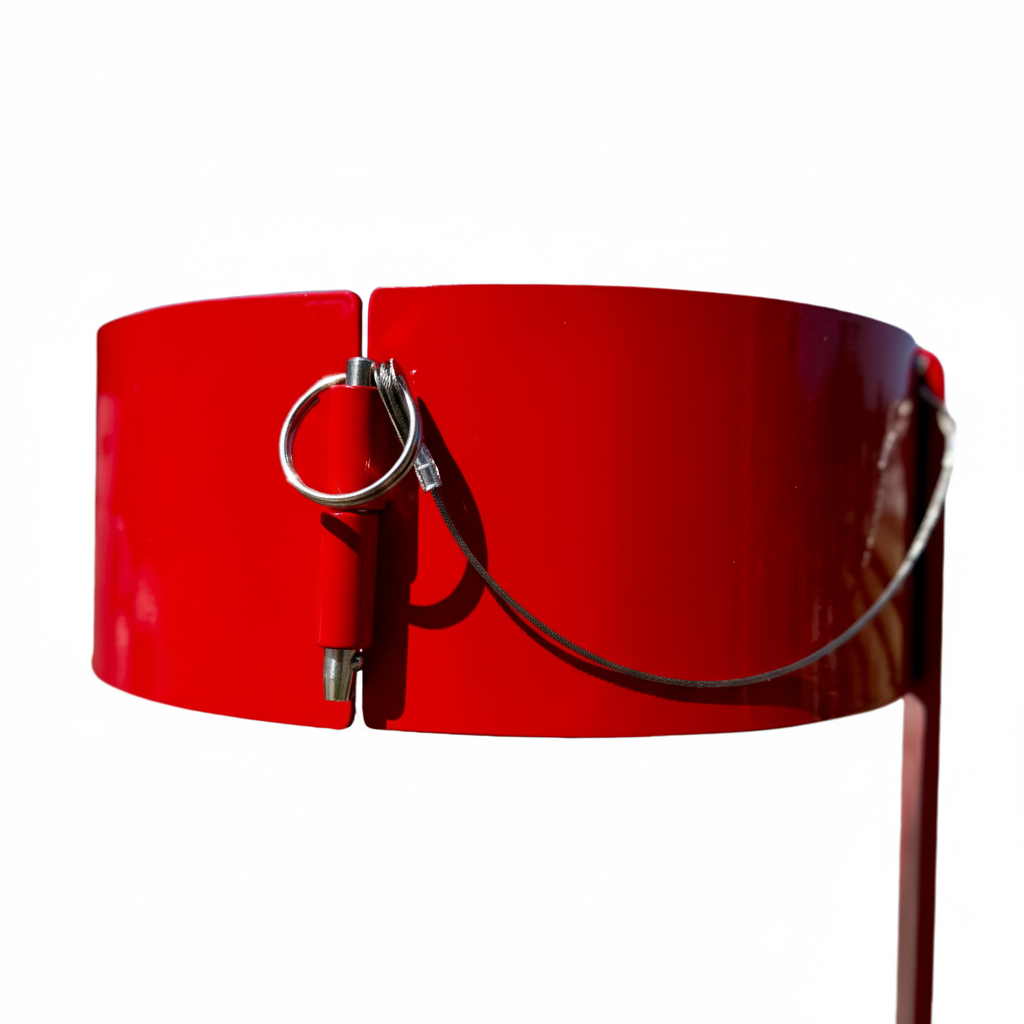 Insulating Blanket Canister Storage for Utility Bucket Trucks