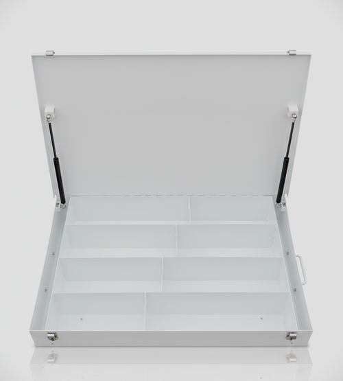 8-Compartment Bolt Bin for 5/8" & 3/4" Bucket Truck