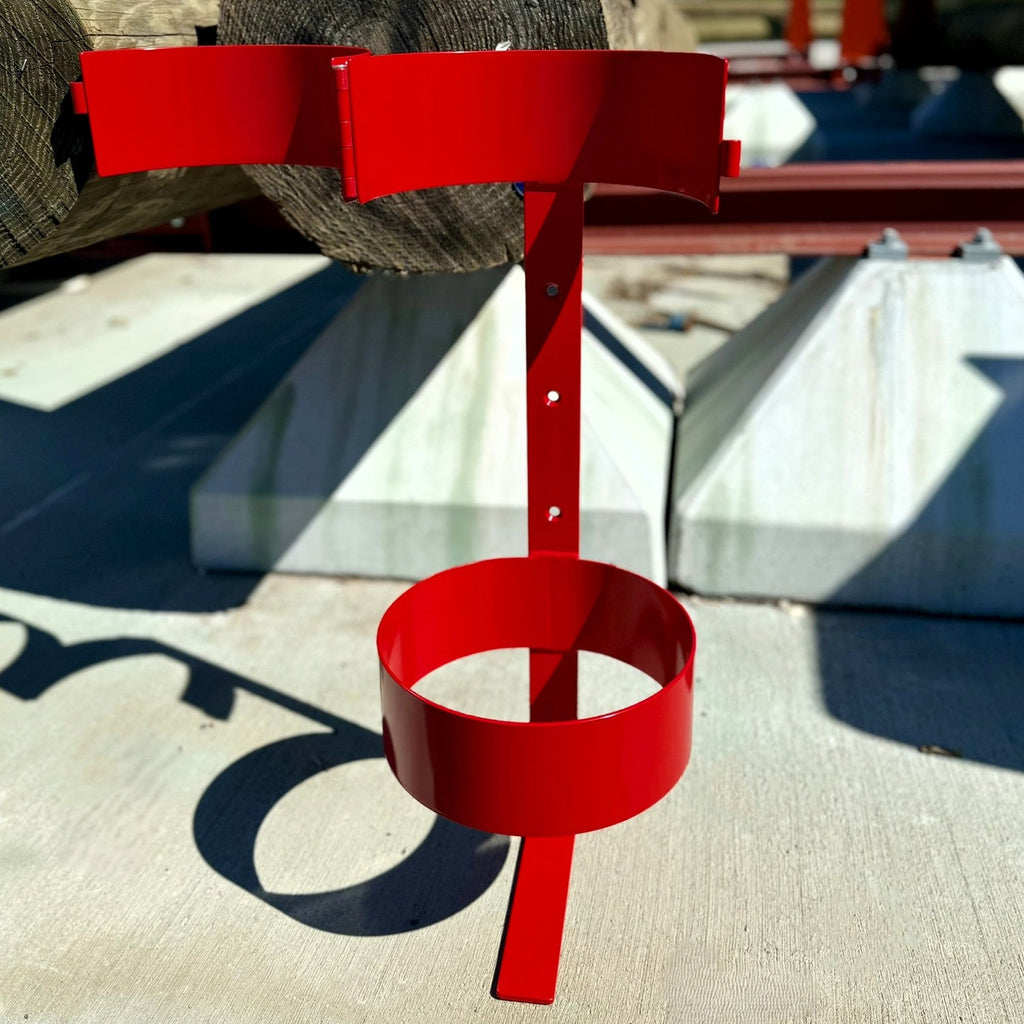 Insulating Blanket Canister Storage for Utility Bucket Trucks