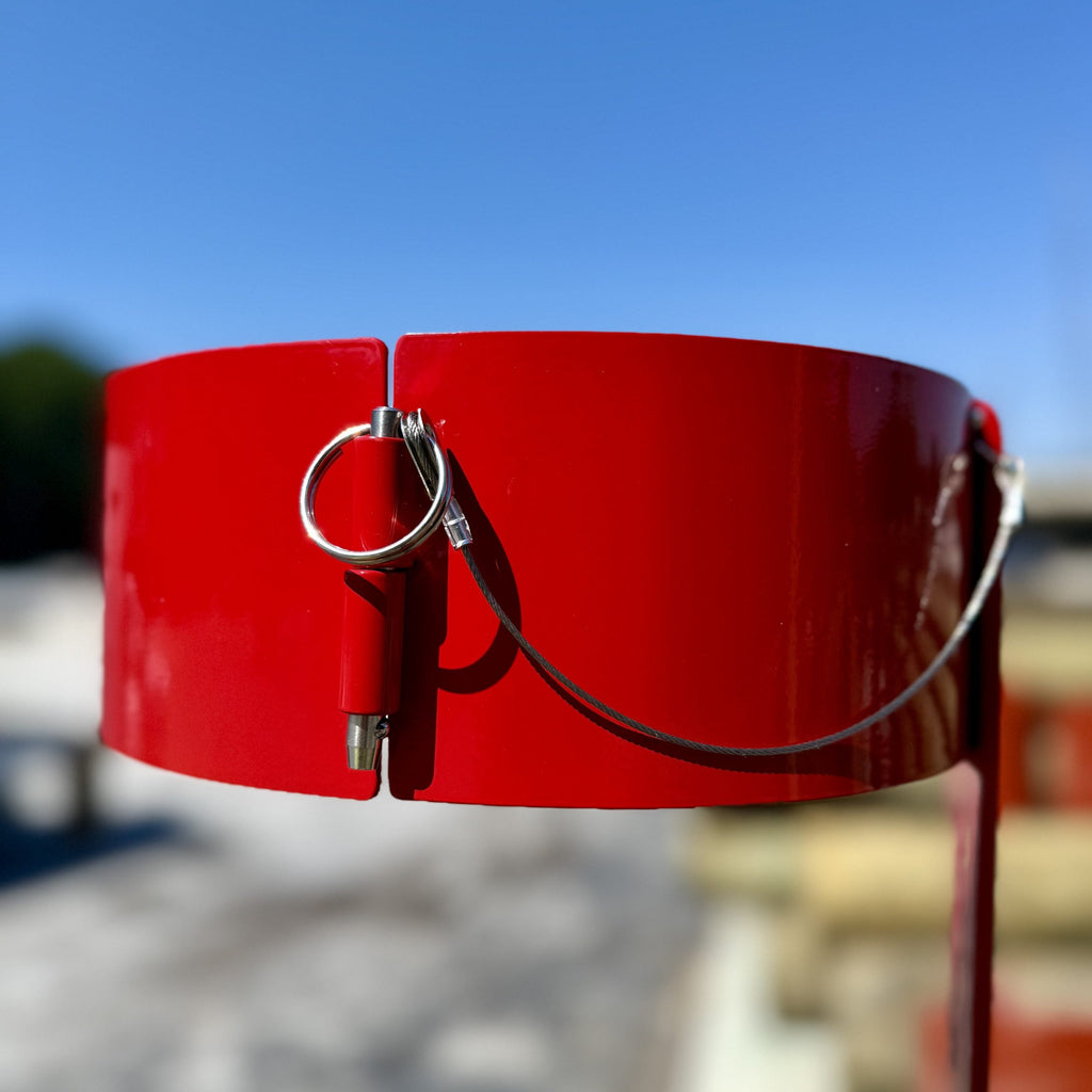 Insulating Blanket Canister Storage for Utility Bucket Trucks