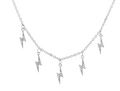 Lots Of Lightning Bolts Necklace