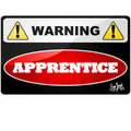 Warning Apprentice Sticker